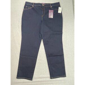 Gloria Vanderbilt Amanda Swam Series Tapered Leg Classic Rise Jeans Size 18W